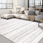 Nakagishi 10x14 Area Rugs Living Room: Washable Boho Large Neutral Modern Soft by NakagishiAreaRug