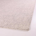 Hand-Tufted 100% Wool Pile Area Rug – Geometric Textured Grid Check Pattern – by RestorationandRenovation