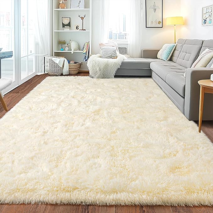 Extra Large Fuzzy Rug Fluffy Rug - Image 3