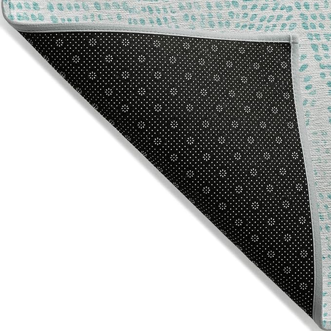 Addison Rugs Chantille ACN591 Aqua 5' x 7'6" Indoor Outdoor Area Rug, Easy Clean - Image 4