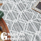 jinchan Moroccan 5x7 Area Rugs for Bedroom - Image 2