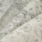 Green Area Rug 2x3 Washable Entryway Carpet Vintage Kitchen Soft Retro Low Pile - Image 7