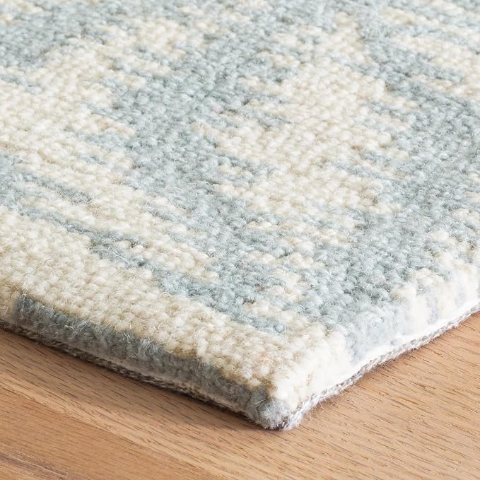 Dash & Albert Aster Sky Hand Micro Hooked Wool Rug, 2 X 3 Feet - Image 5