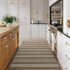 Lahome Striped Easy Jute Porch Rug, 3x5 Washable Rugs - Image 7