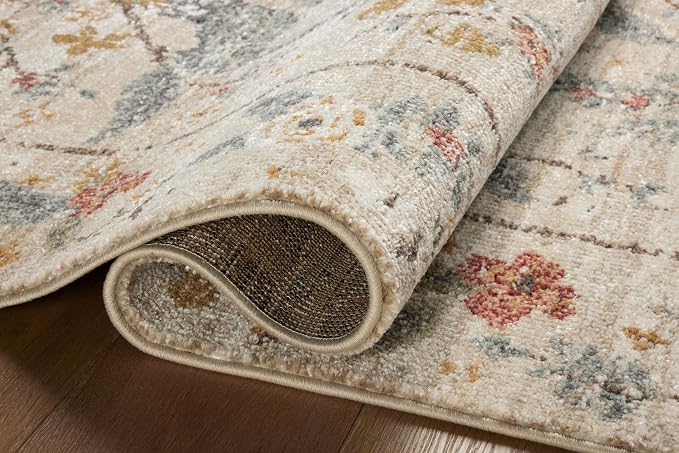 Loloi Rifle Paper Co. Laurel Collection LAU-05 Ivory 2'-8" x 8' Runner Rug - Image 6