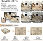 6x9 Machine Washable Area Rug for Living Room, Kids and Pets Friendly for - Image 9