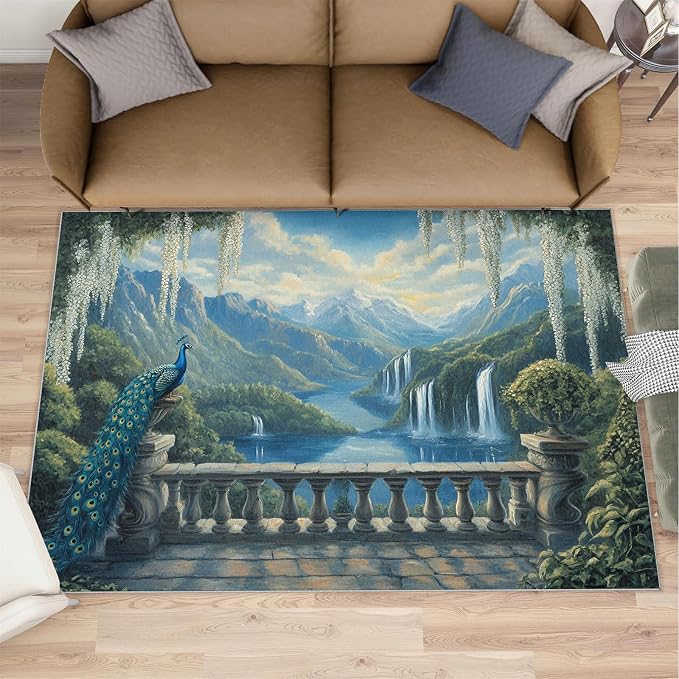 Peacock Rug Small - Image 2