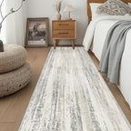 MUJOO Washable Runner Rug 2x8, Modern Abstract Area Rugs - Image 3
