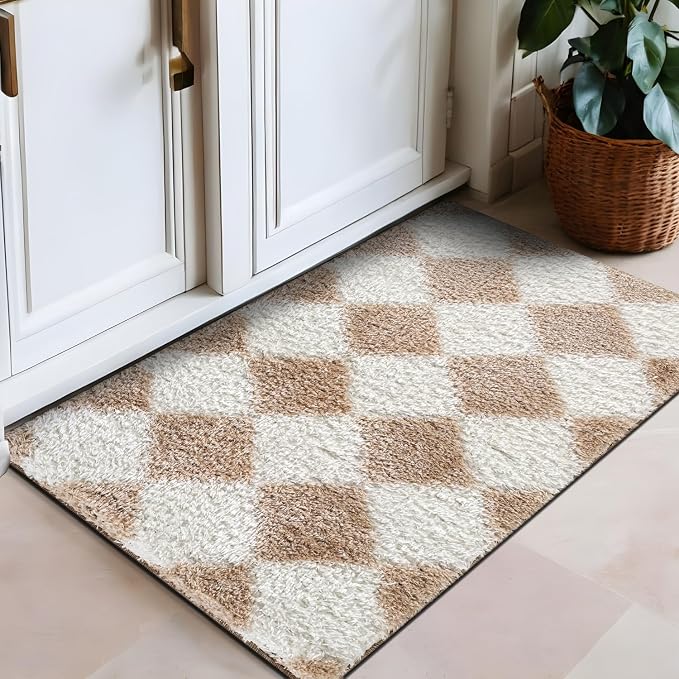 Rugshop Diamond Wave Shag Runner Rug Beige 2' 3" x 8' Perfect - Image 8