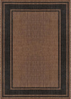 Beverly Rug Outdoor Rug 8x10 Modern Bordered Area Rugs - Image 2