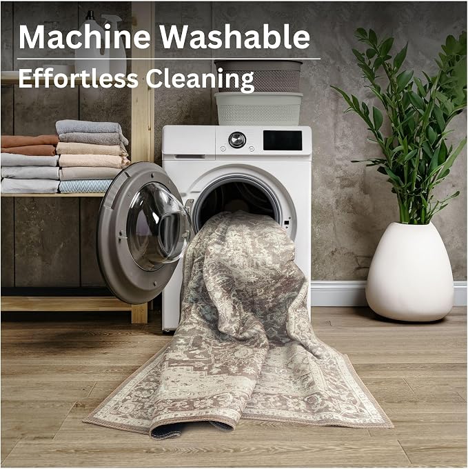 Bloom Rugs Washable Non-Slip 4' x 6' Rug - Image 9
