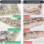 PURRUGS Vintage Farmhouse Boho Runner Rug 2x6 ft, Non-Slip Machine Washable Rug - Image 7
