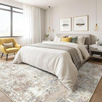 10x12 Area Rug Living Room: Washable Large Abstract Modern Soft Rugs Stain - Image 4