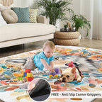 3x5 Wolf Dorm Rug - Image 5