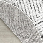 Antep Rugs Palafito 5x5 Geometric Shag Diamond High-Low Pile Textured Indoor - Image 5
