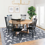 KILOCOCO Living Room Rug 5x7 Area Rug Printed Boho Washable Bedroom Rugs Non - Image 8