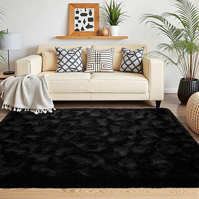 Beglad Soft Fuzzy Area Rugs for Living Room, Modern Minimalist Style Fluffy Rugs - Image 8