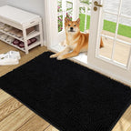 OLANLY Dog Door Mat for Muddy Paws 50x30, Absorbs Moisture and Dirt, Absorbent by OLANLY
