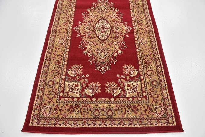 Unique Loom Reza Collection Traditional Persian Style Area Rug, 2 ft 7 in x 10 - Image 7