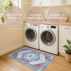 Fame Living Washable Area Rug. Modern Farmhouse. Vintage. Turkish. Bohemian. - Image 6