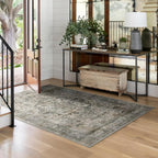 4x6 Machine Washable Area Rug for Living Room, Kids and Pets Friendly for - Image 8