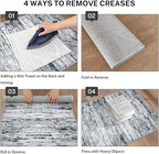 Modern Abstract 5x7 Machine Washable Area Rug Non-Slip Soft Bedroom Living Romm - Image 4