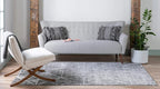 Rugs.com Lattice Trellis Collection Rug – 8' x 10' Gray Low-Pile Rug Perfect - Image 4