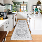 GENIMO 2x10 Runner Rugs for Hallway, Machine Washable Non Slip Vintage Rugs - Image 2