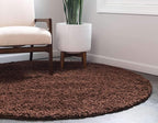 Unique Loom Solid Shag Collection Area Rug - Image 3