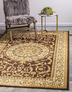 Unique Loom Versailles Collection Traditional Classic Medallion Floral Motif by UniqueLoom