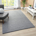 LUXE WEAVERS Modern Farmhouse Gray 9x12 Washable Area Rug, Anti-Slip Diamond by LuxeWeavers