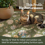 jinchan Elora Floral Corner Rug - Image 5