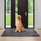 Chenille Absorbent Front Door Mat 72" x 24", Dog Door Mat - Image 8