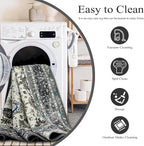 Area Rug Non Slip Machine Washable Ultra Soft Living - Image 4