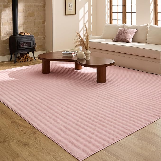 Bedsure 6x9 Fluffy Area Rugs for Living Room, Machine Washable Rugs, Non-Slip - Image 2