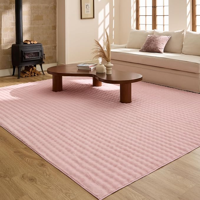 Bedsure 5x7 Fluffy Area Rugs for Living Room, Machine Washable Rugs, Non-Slip - Image 2