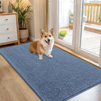 OLANLY Dog Door Mat for Muddy Paws 54x32, Absorbs Moisture and Dirt, Absorbent by OLANLY