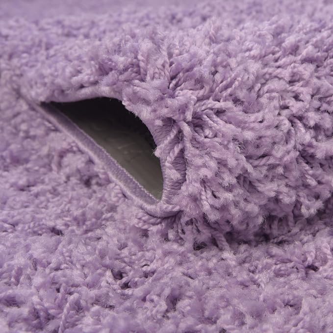 Unique Loom Solid Shag Collection Area Rug - Image 6