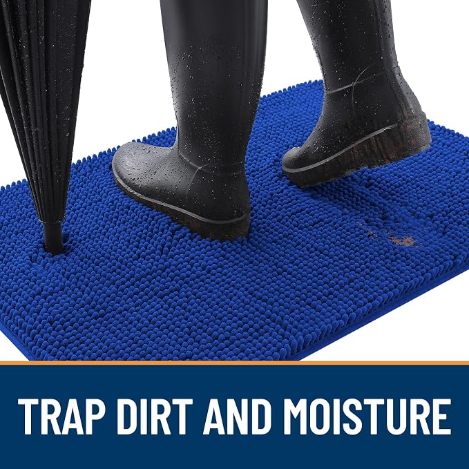 OLANLY Dog Door Mat for Muddy Paws 34x21, Absorbs Moisture and Dirt, Absorbent - Image 2