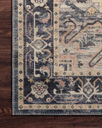 Loloi Hathaway Collection HTH-01 Navy/Multi 2'-6" x 7'-6", .25" Thick Runner Rug - Image 8