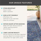 Dark Blue 2'6" x 10' Long Runner Rugs - Image 7