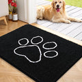 OLANLY Dog Door Mat for Muddy Paws 40x32, Paw Print Design, Absorbs Moisture by OLANLY