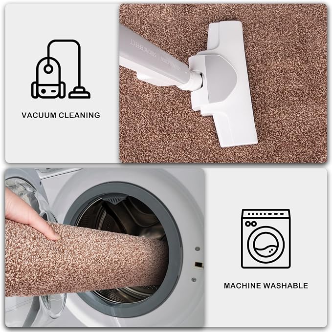 PURRUGS Dirt Trapping Door Mat 34" x 59", Non-Slip Machine Washable Entry Rug - Image 7