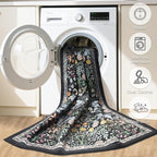 Runner Rug for Entryway: 2.6x8 Kitchen Rugs Non Slip Washable Ultra-Thin Soft - Image 7