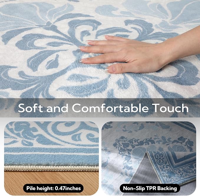SOULFUL Medium Pile 8x10 Rugs for Living Room - Image 5
