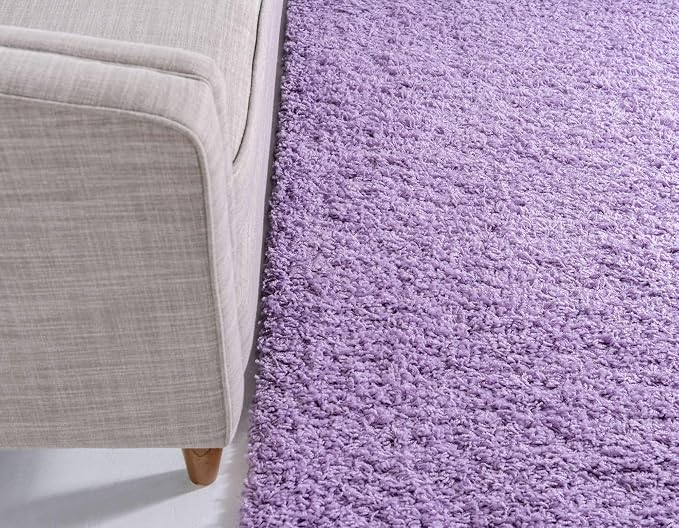 Unique Loom Solid Shag Collection Area Rug - Image 6