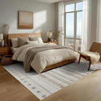Washable 6x9 Area Rug for Living Room, Boho Carpet for Bedroom Dining Room - Image 3