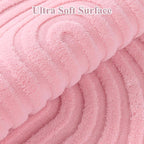 Pauwer 6x9 Washable Area Rugs for Living Room Modern Pink Solid Color Soft - Image 3