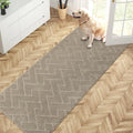 PURRUGS Dirt Trapping Door Mat 32" x 70", Non-Slip Machine Washable Entry Rug by PURRUGS