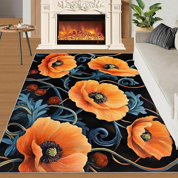2x3 Poppy Rugs for Entryway - Image 2